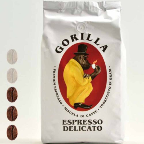 Gorilla Kaffee Espresso Delicato Weiß