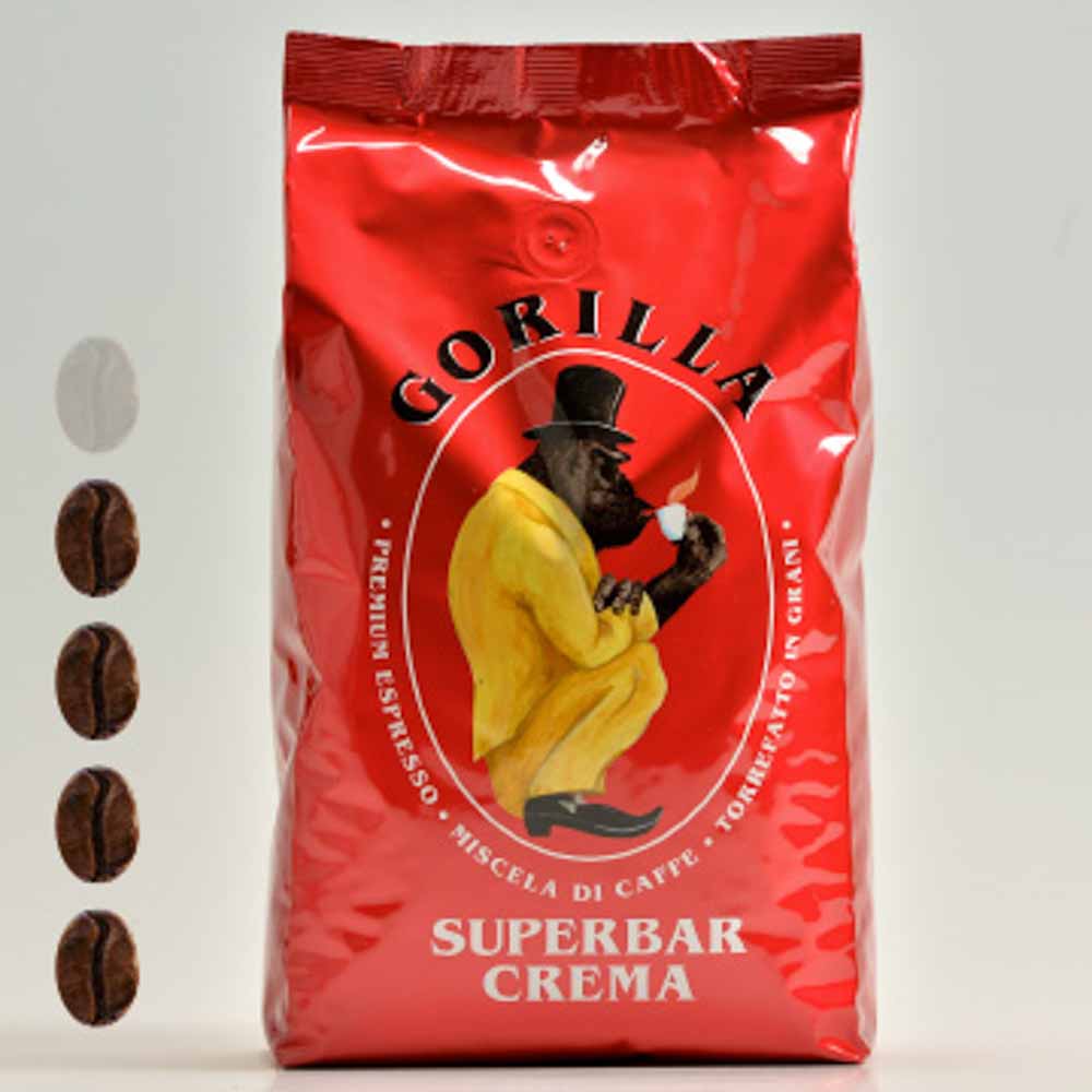 Gorilla Kaffe Superbar Crema rot